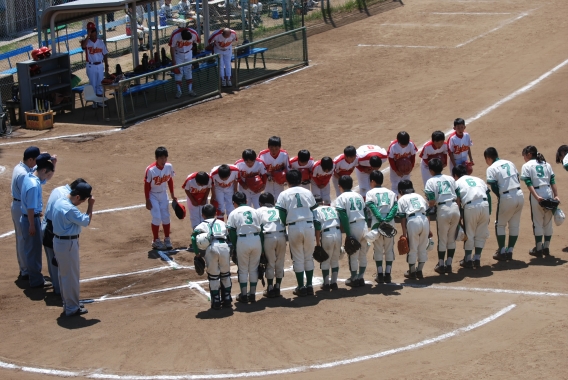 スポ少県大会二回戦　今日はブラックファイターズが・・・